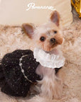 Black Woolen Skirt Dress