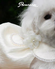 Ocean Wave Ruffled Flower Dress