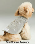 Embroidered Floral Tailored Pet Vest