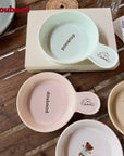 Handle Ceramic Pet Bowl