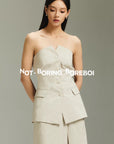 Timeless Tailored Strapless Top