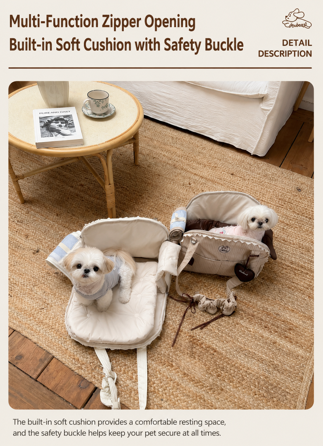 Camille Travel Tote Carrier