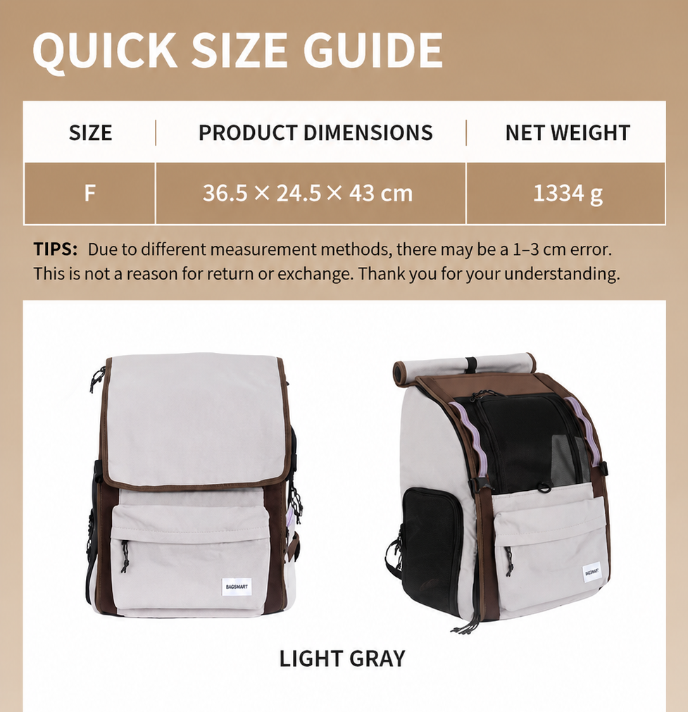 Nova Explorer Pet Carrier Backpack