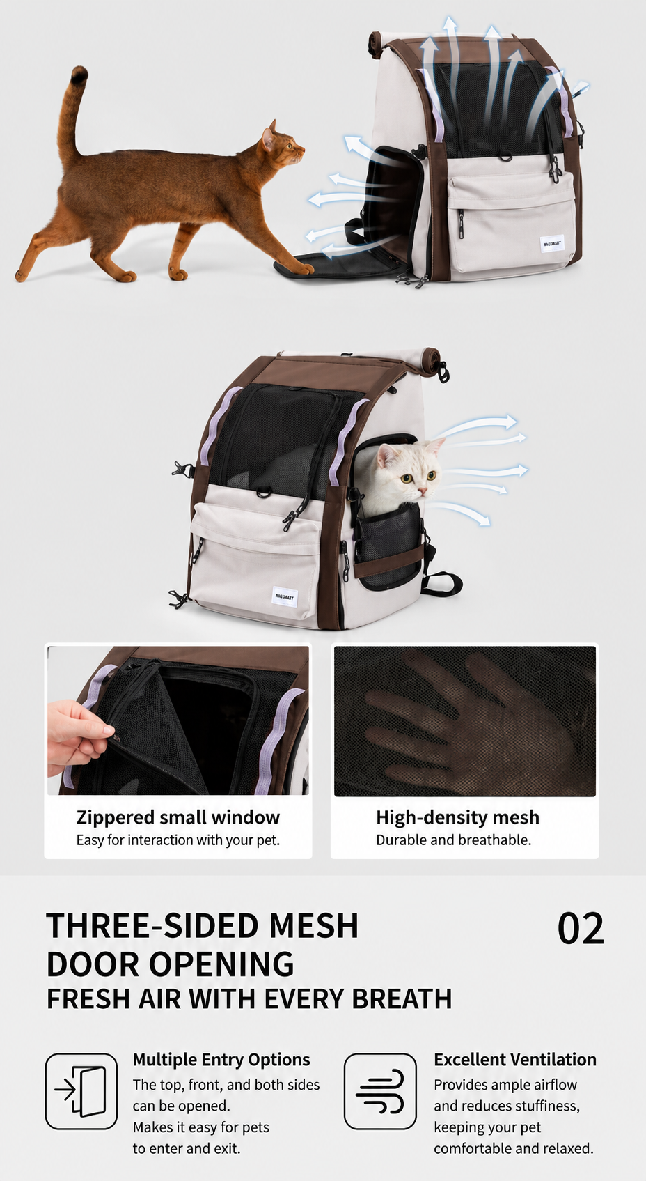 Nova Explorer Pet Carrier Backpack