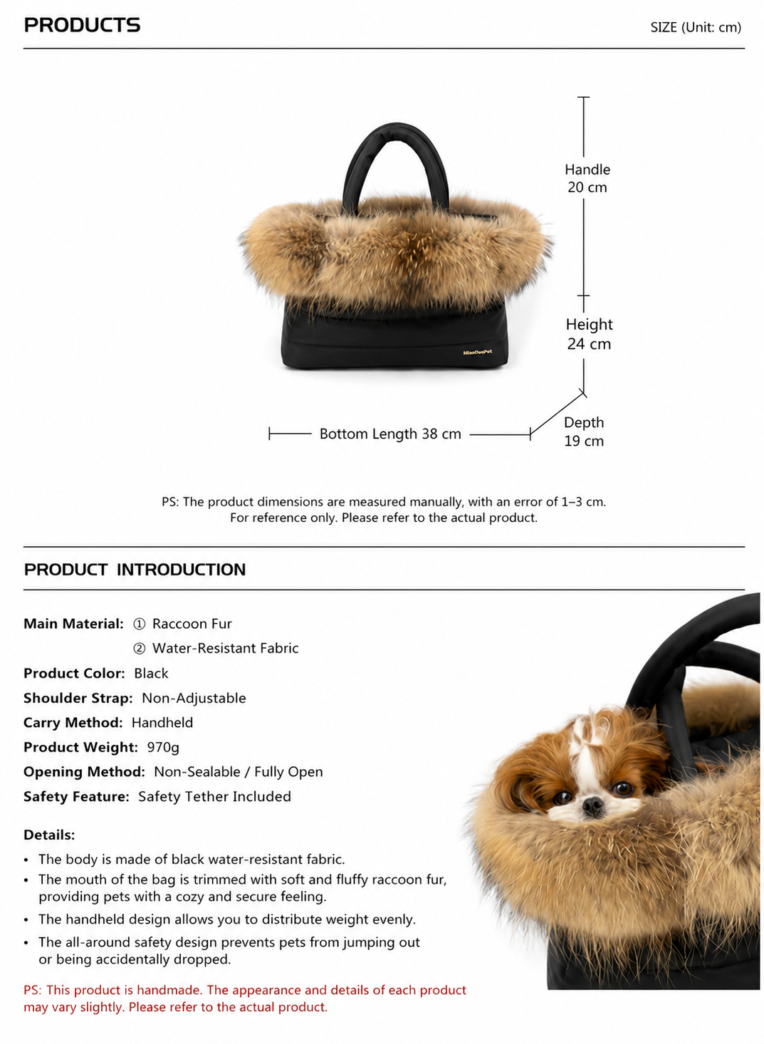 Love, Always Fur-Trim Winter Carrier