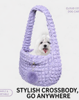 Cloud Plush Tote Pet Carrier Bag Sling Shoulder
