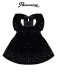 Starry Evening Velvet Dress