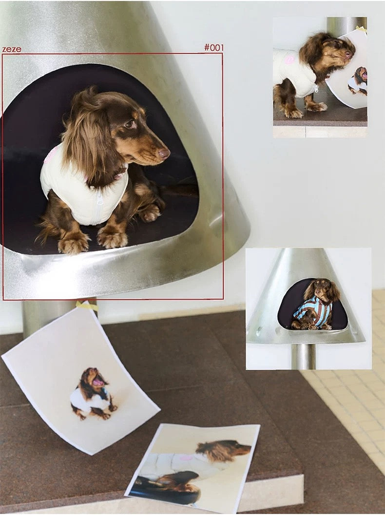 Playful Stripe Puffer