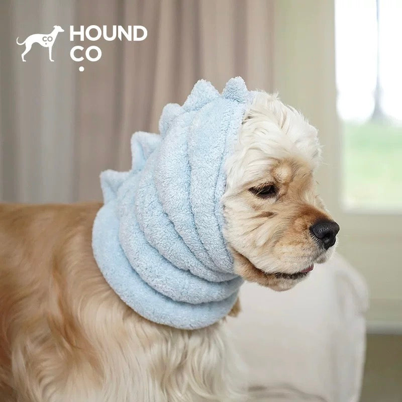 Plush Noise-Reducing Pet Hood