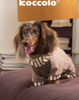 Caramel Stripe Four-Legged Hoodie
