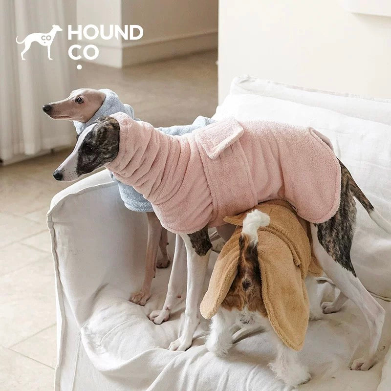 Plush Quick-Dry Pet Bath Robe