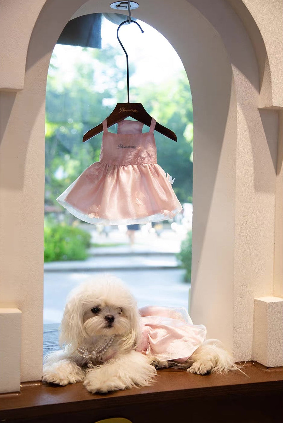 Streamer 3D Butterfly Suspender Dress