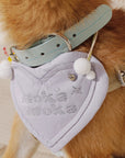 Mokamoka Cute Dog & Cat Bandana with Rhinestone Decoration