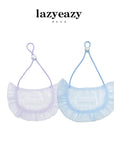 Princess-Style Organza Ruffle Bib