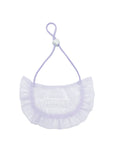 Princess-Style Organza Ruffle Bib