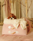 Blush Bow Duffle Pet Carrier