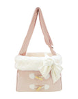 Blush Bow Duffle Pet Carrier