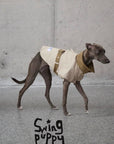 Suede Patchwork Two-Tone Pet Windbreaker