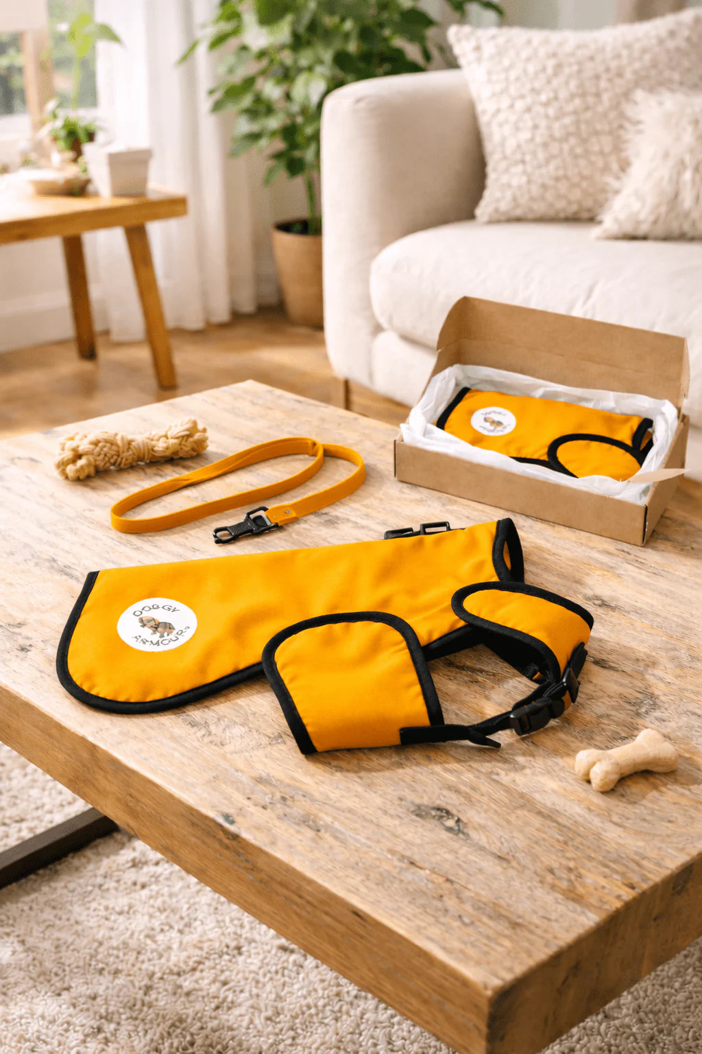 Marigold Protective Dog Coat - Armoured Bite Resistant Dog Coat