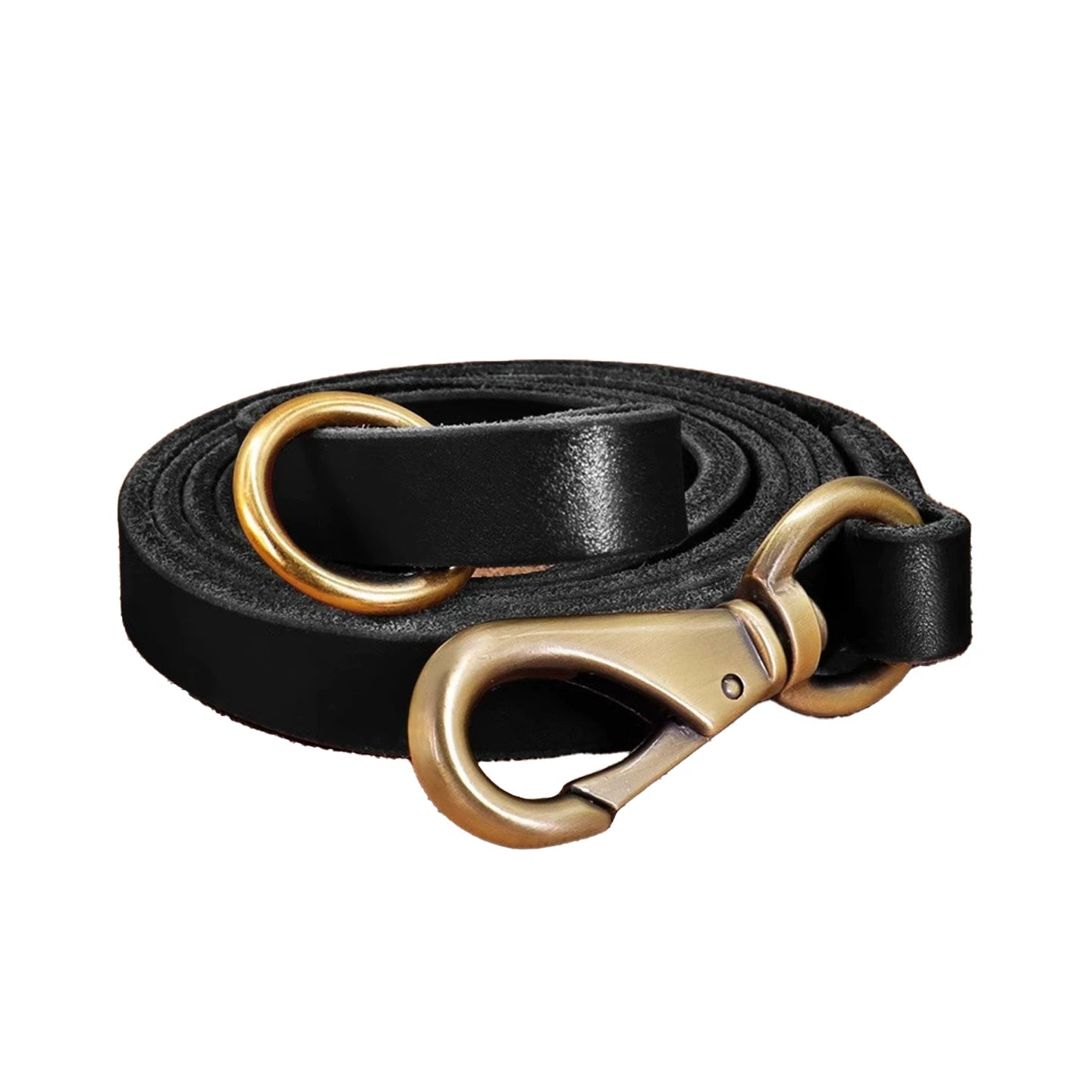 Leather Adjustable Pet Collar and Leash