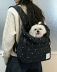 Portable Hands-Free Pet Backpack Carrier Travel Bag