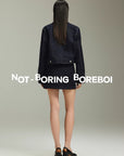 Minimal Cropped Denim Jacket