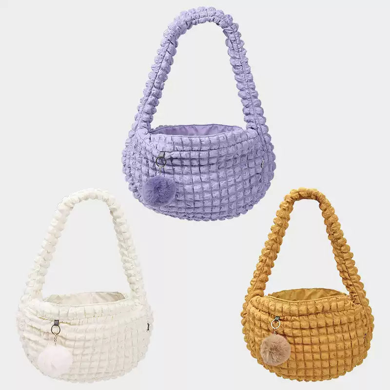 Cloud Plush Tote Pet Carrier Bag Sling Shoulder