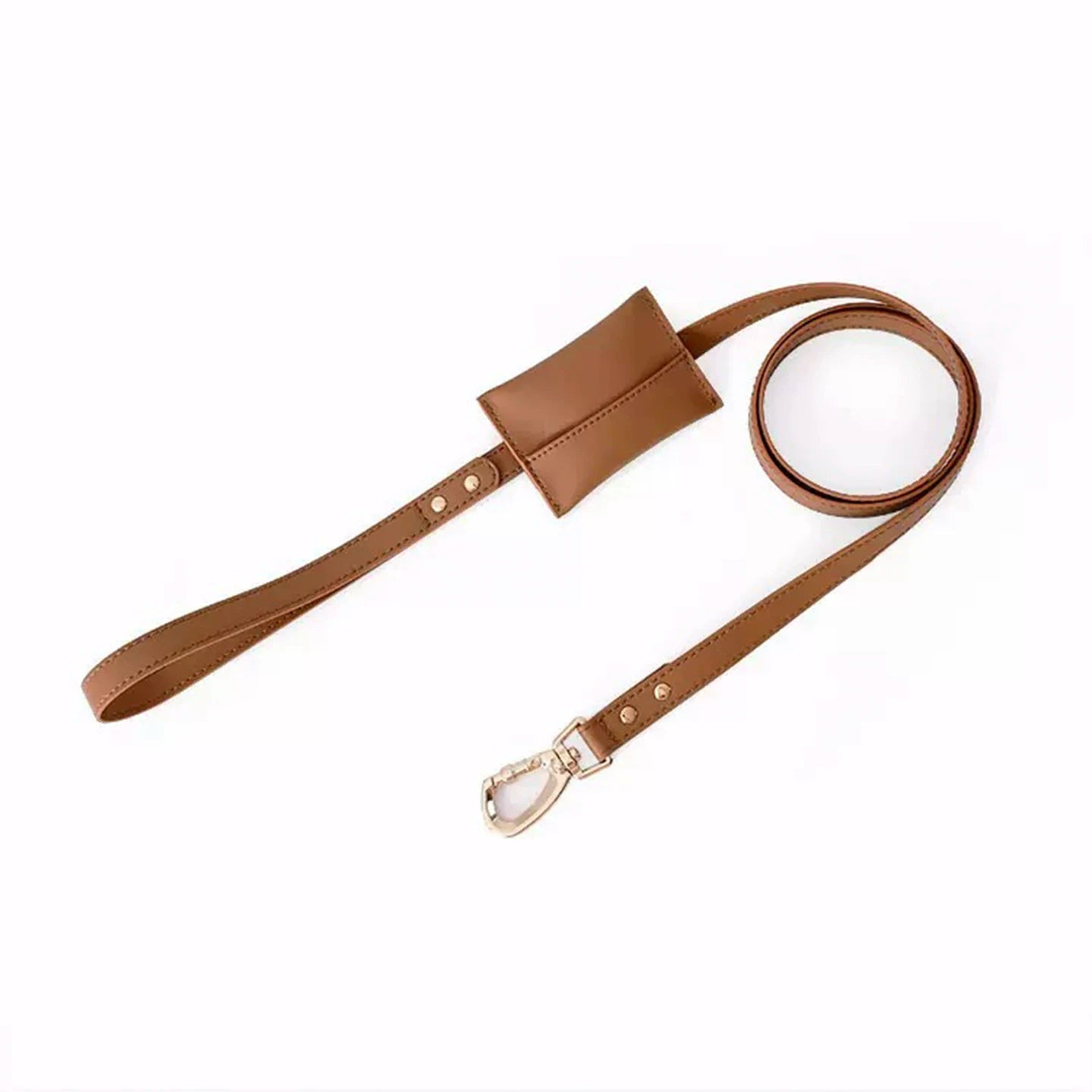 Adjustable Leather Dog Harness and Leash