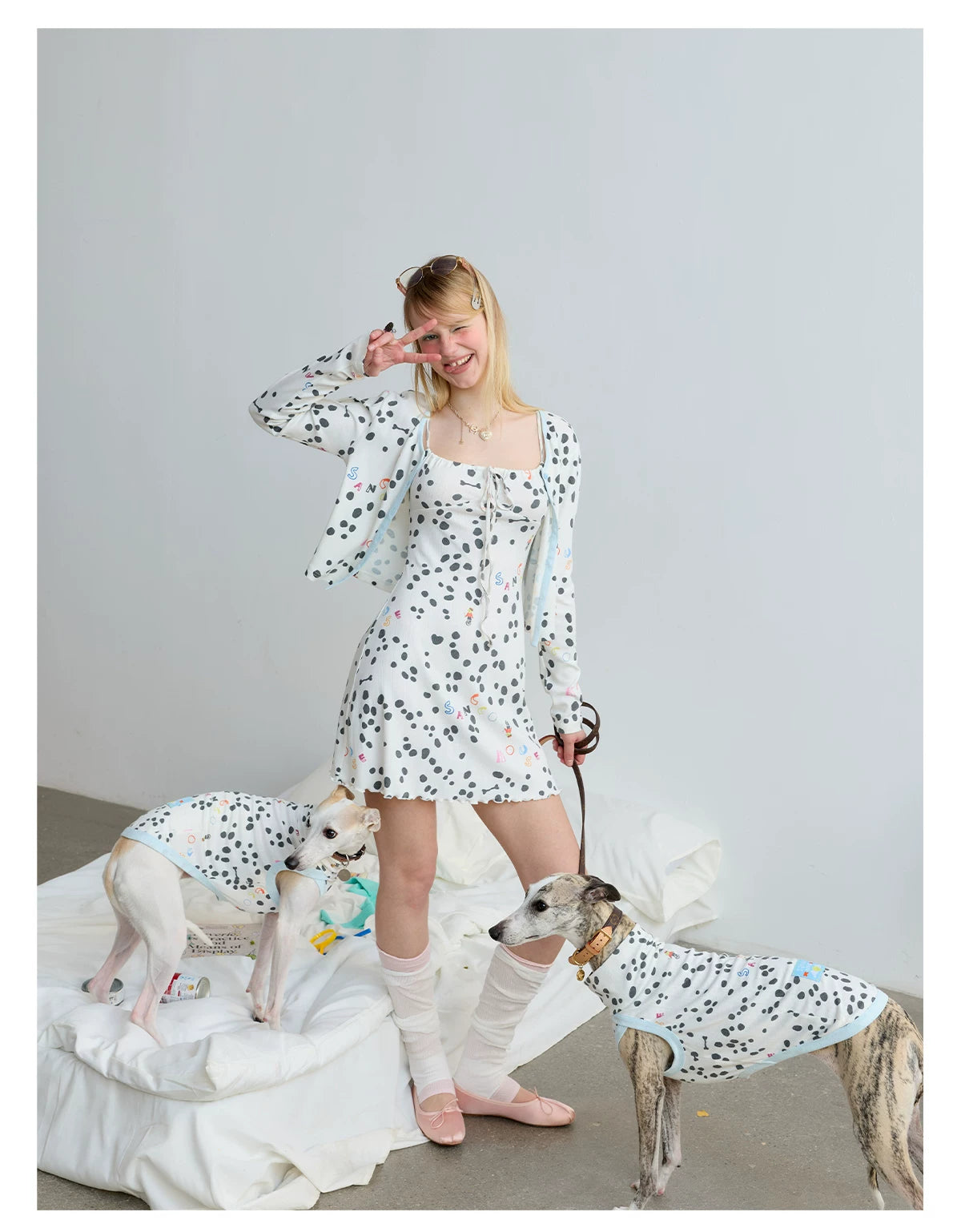 Dalmatian Muse Print Vest