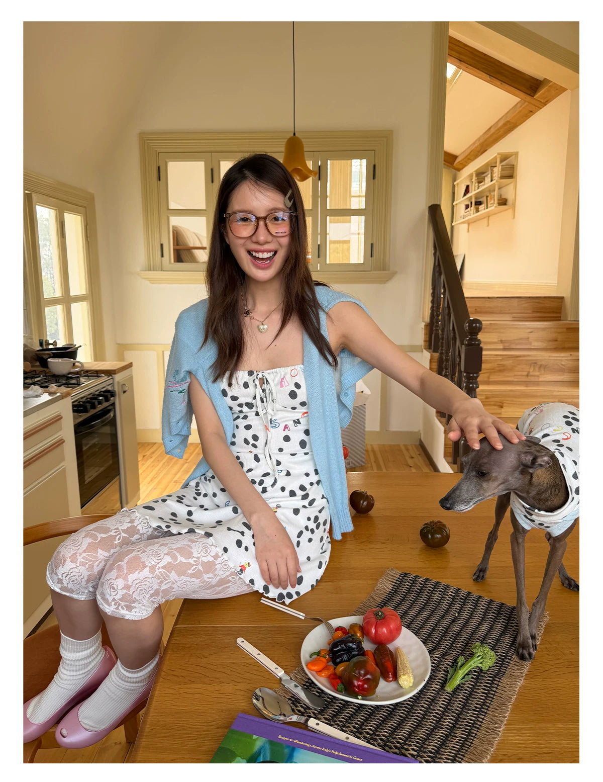 Dalmatian Muse Lounge Top