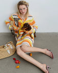 Honey Stripe Knit Cardigan