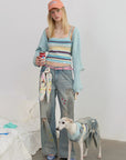 Malibu Sunset Stripe Top