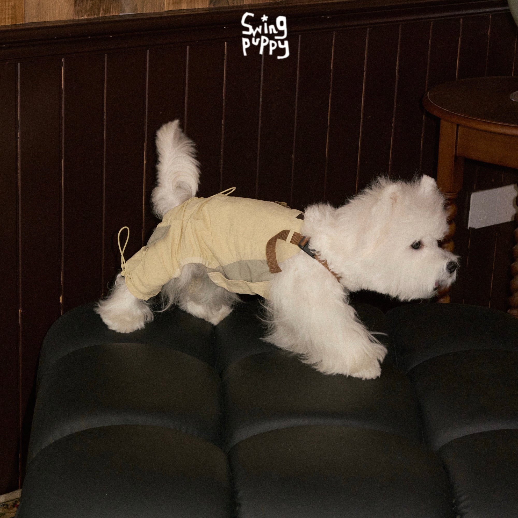 Swingpuppy Trail-Ready Quilted Overalls