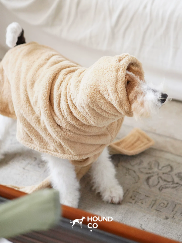 Plush Quick-Dry Pet Bath Robe