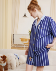 Ocean Breeze Stripe Pet Pajamas