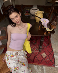 Petal Breeze Strapless Tube Top