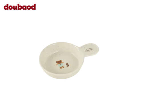 Handle Ceramic Pet Bowl