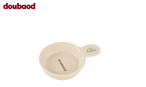 Handle Ceramic Pet Bowl
