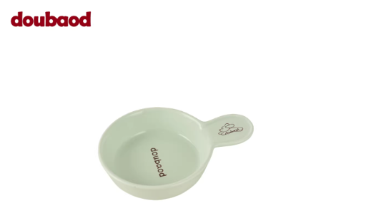 Handle Ceramic Pet Bowl