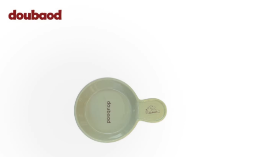 Handle Ceramic Pet Bowl