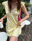 Little Dog House Floral Mini Dress