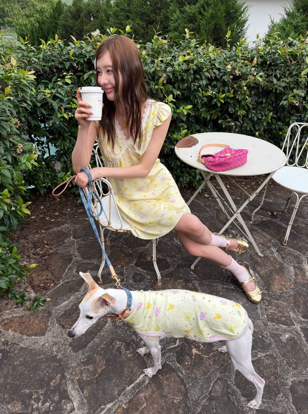 Little Dog House Floral Mini Dress