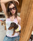 Teddy Poppy Halter Top