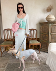 Petal Breeze Tie-Front Cardigan