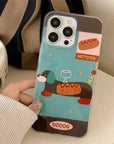 Striped Polka Dot Dachshund Case