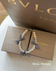 Pearl Bow Necklace