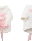 Sweet Pink Bow Furry Knit Sweater