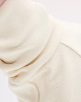 Snow Knit High-neck Sweatshirt