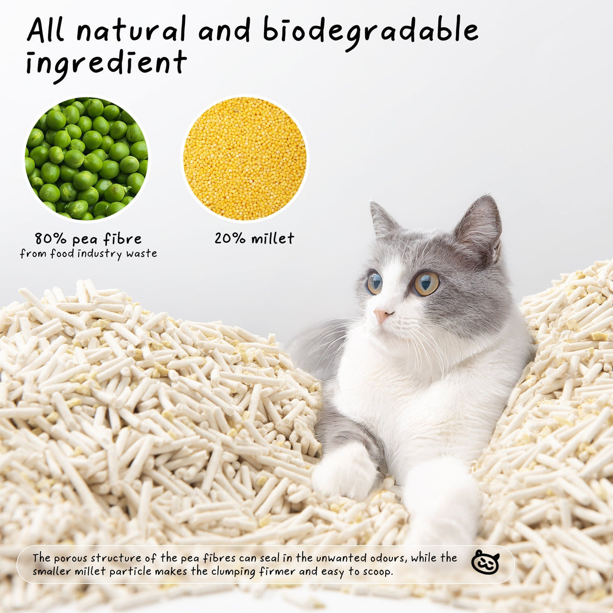 Cococat Plant-based Tofu Cat Litter