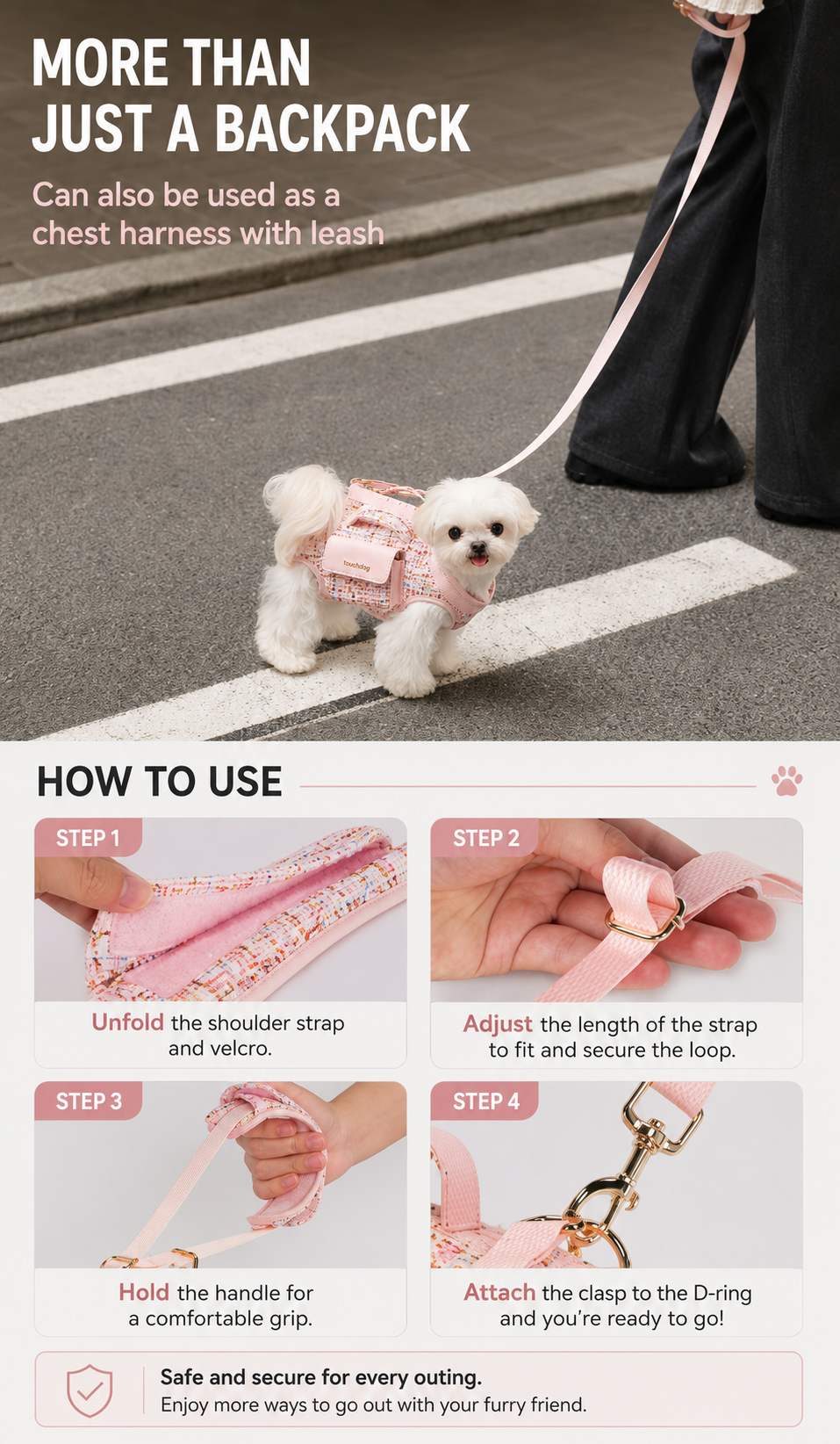 Nelle Boulevard Harness Sling Carrier